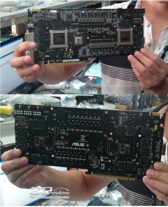 Leaked ASUS ROG Mars III dual-GeForce GTX 680 card shot