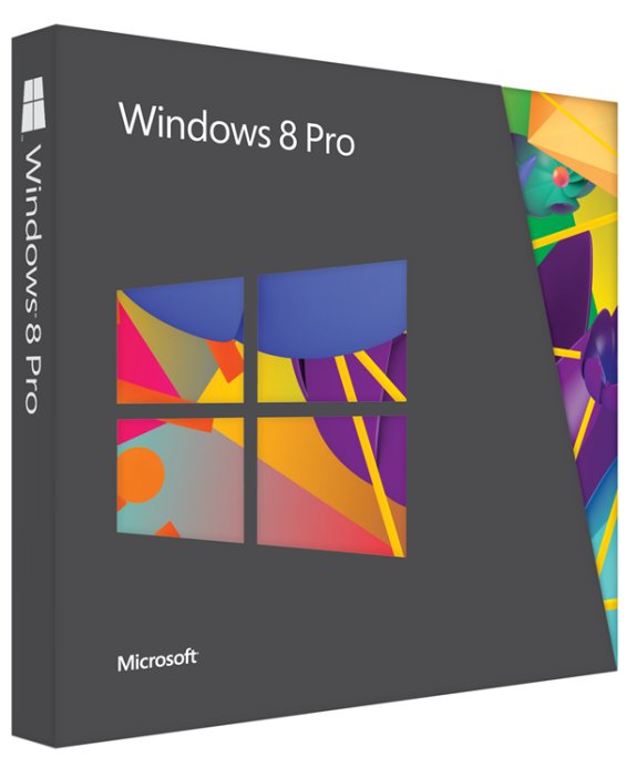 Windows 8 Pro physical package