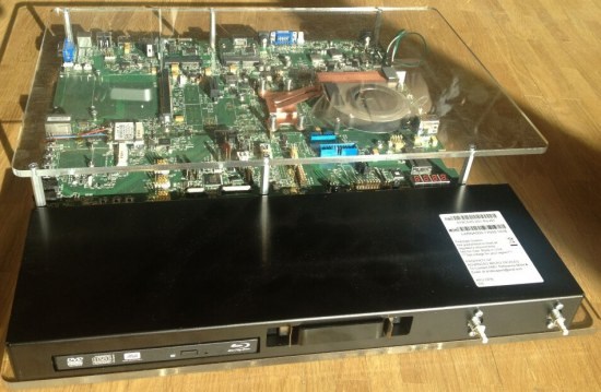APU test bench from AMD