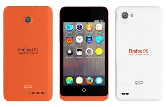 Firefox OS Developer Preview smartphone