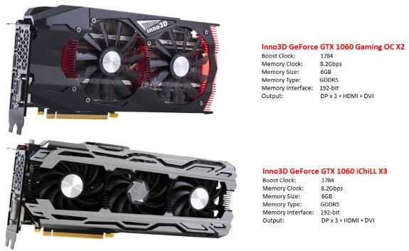 Inno3D reveals two custom GeForce GTX 
