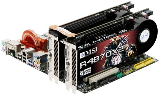 MSI Radeon HD 4870 X2 pictured